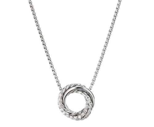 CROSSOVER PENDANT NECKLACE