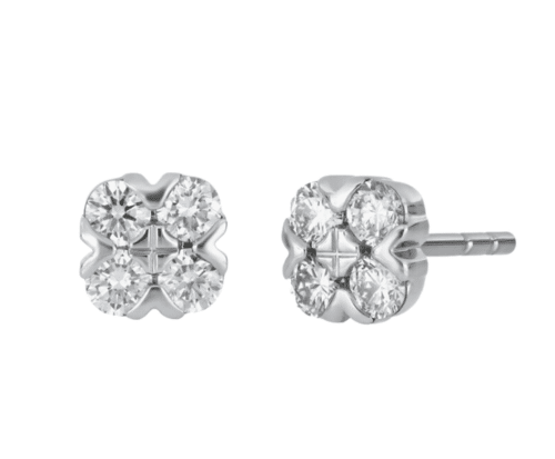 BONE LEVY MIKA DIAMOND STUDS