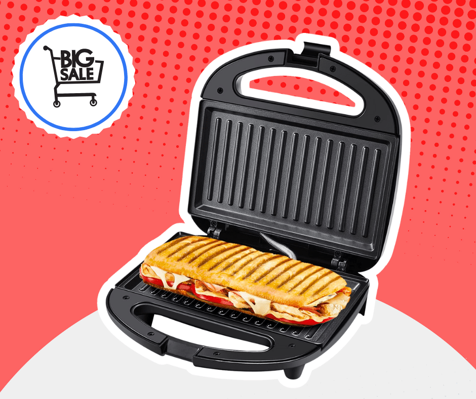 SALE ON PANINI PRESS & SANDWICH MAKERS AMAZON PRIME DAY 2024!