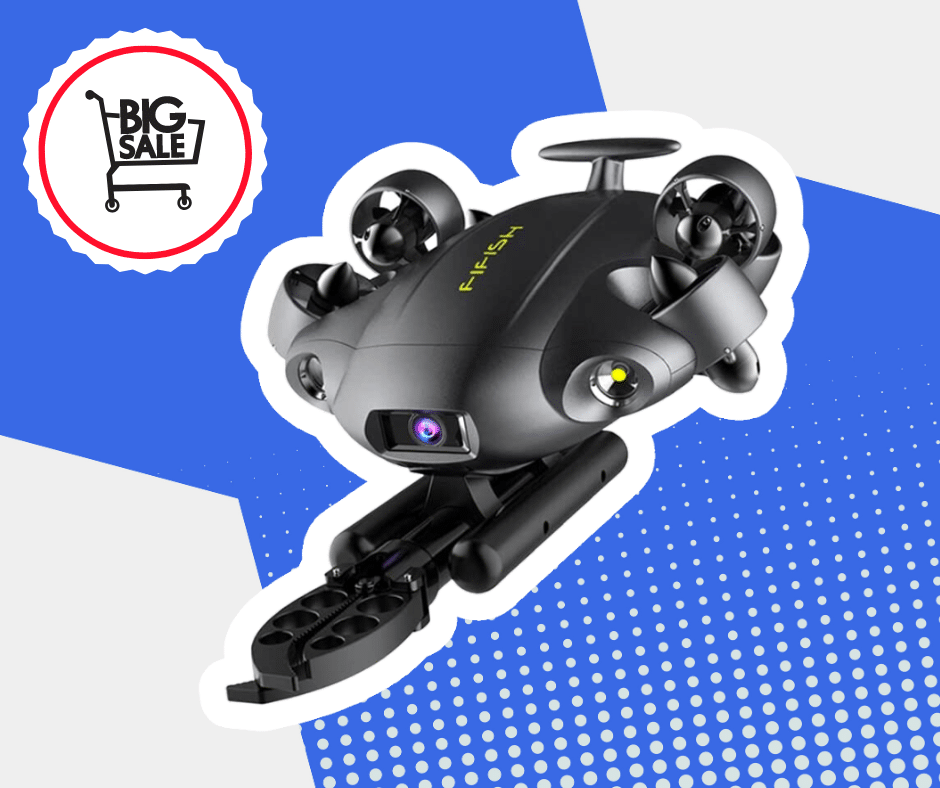 6 Underwater Drone Sales This New Years 2024 Qysea & Chasing Water Drones