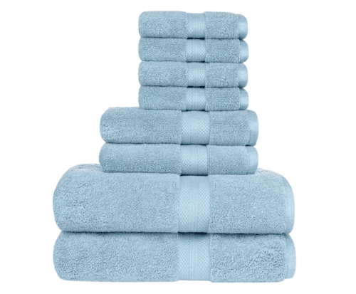 8-PIECE BATH TOWEL SET ON SALE
