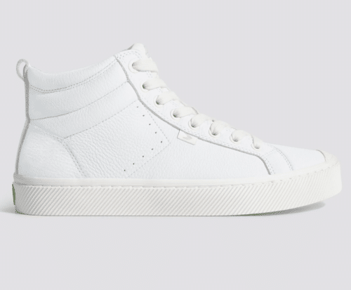 White Cariuma Leather Sneakers