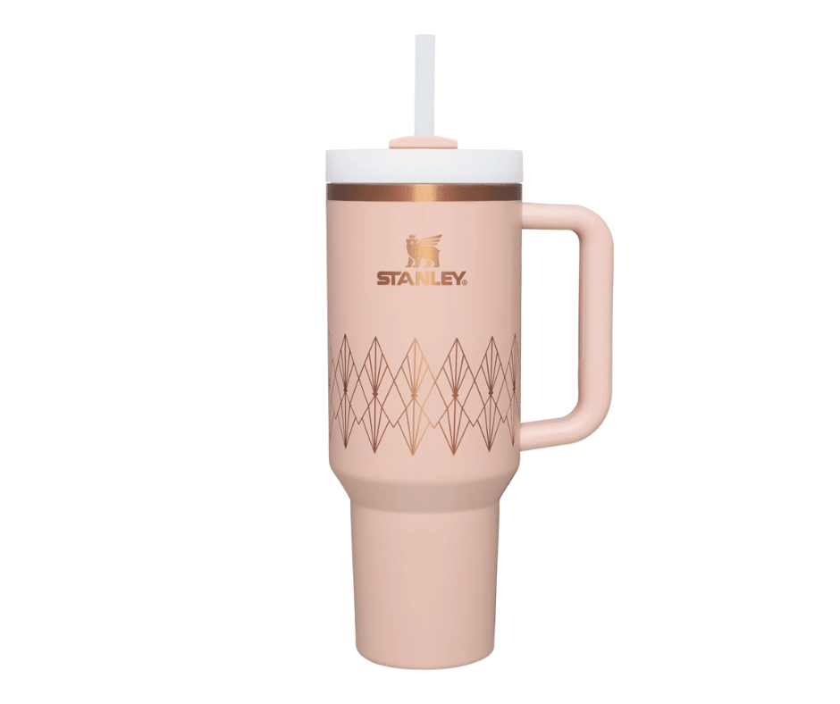 Stanley Deco Collection Quench Tumbler in Blush Gloss Deco