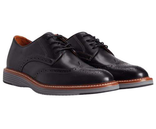 Johnston & Murphy Wingtips in Black