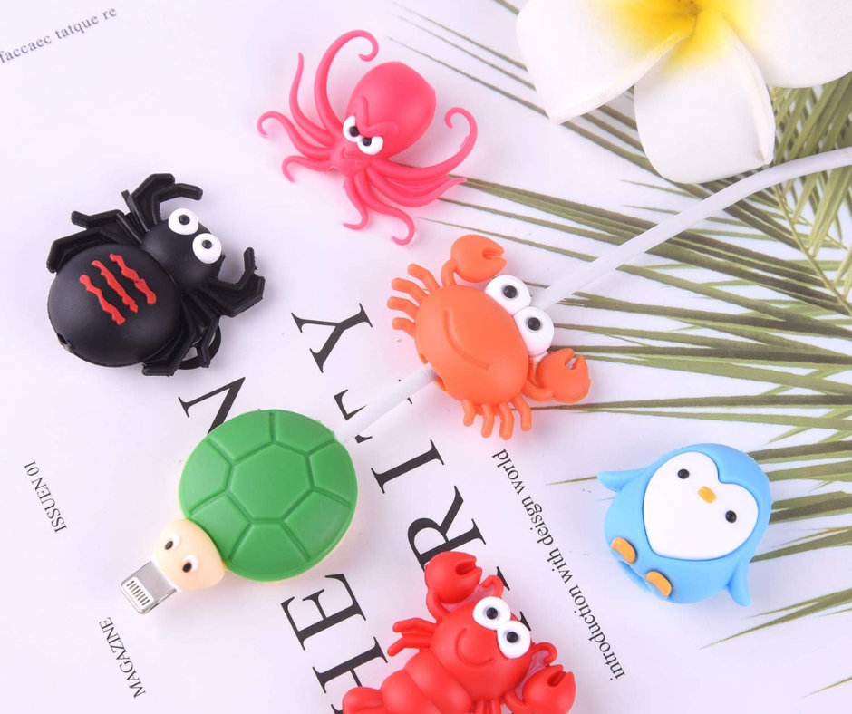 18-Piece Animal Cord Protectors