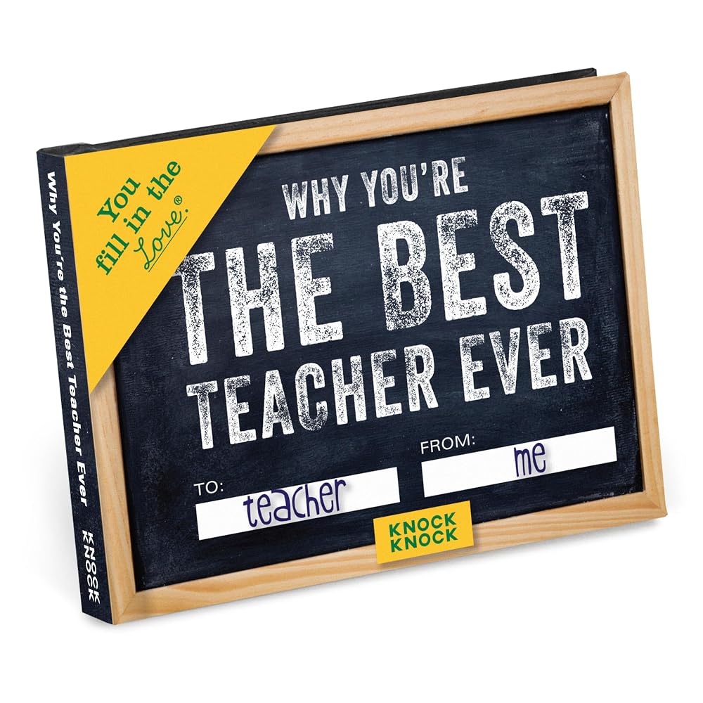 Knock Knock "Why You’re the Best Teacher Ever" Book