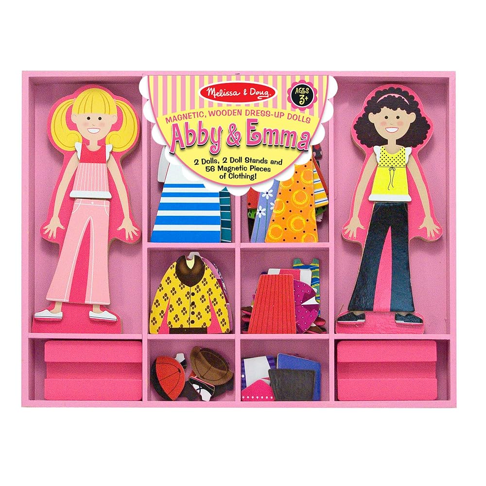 Melissa & Doug Magnetic Dress-Up Dolls