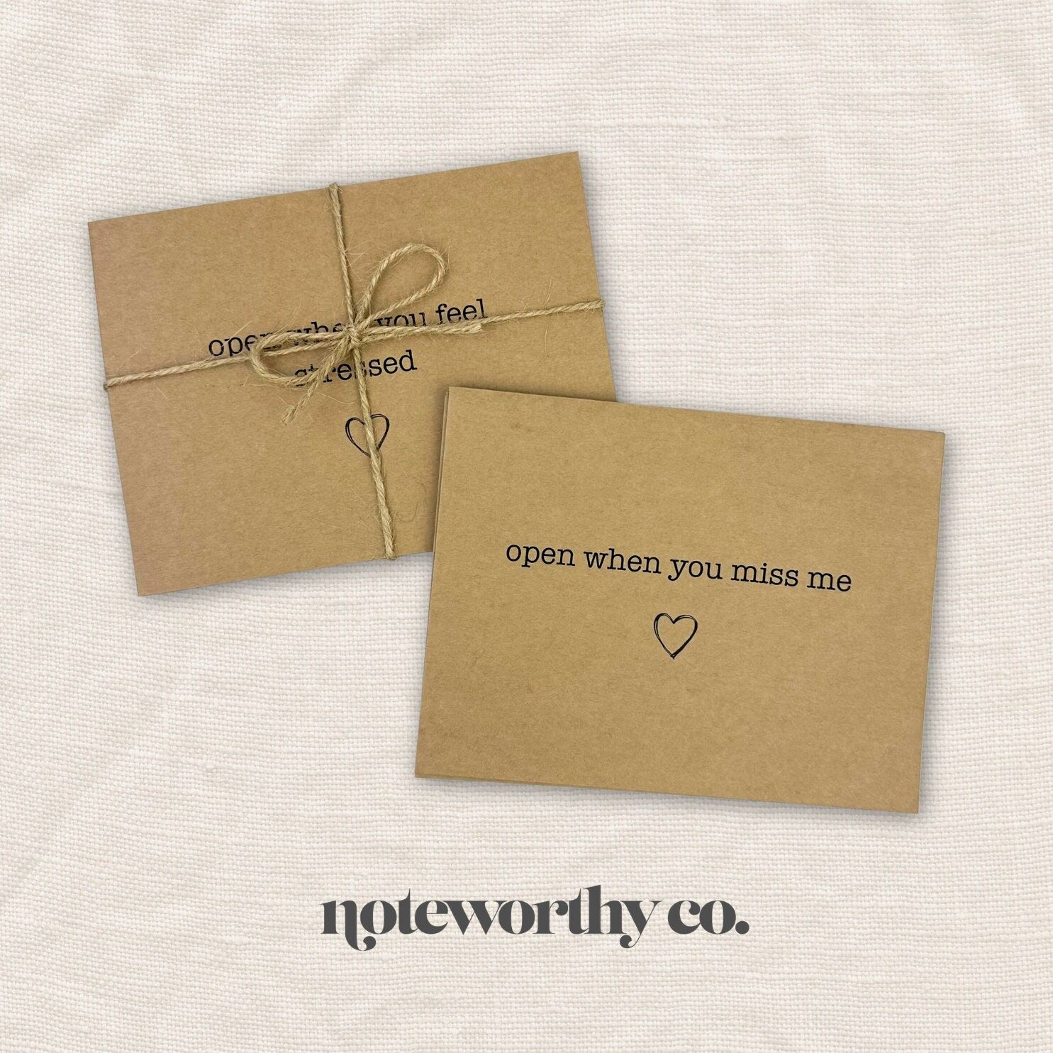 Open When Letters + Envelopes Set