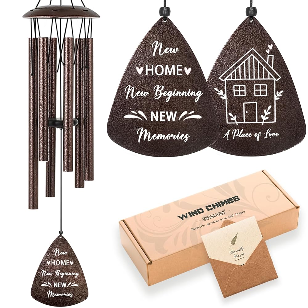 32-Inch Bronze Wind Chimes