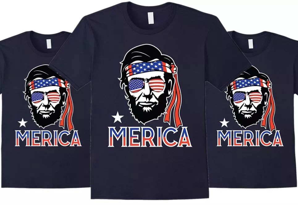 4th of July Shirts 2024 - Funny Patriotic America Flag, Red White Blue T-Shirt