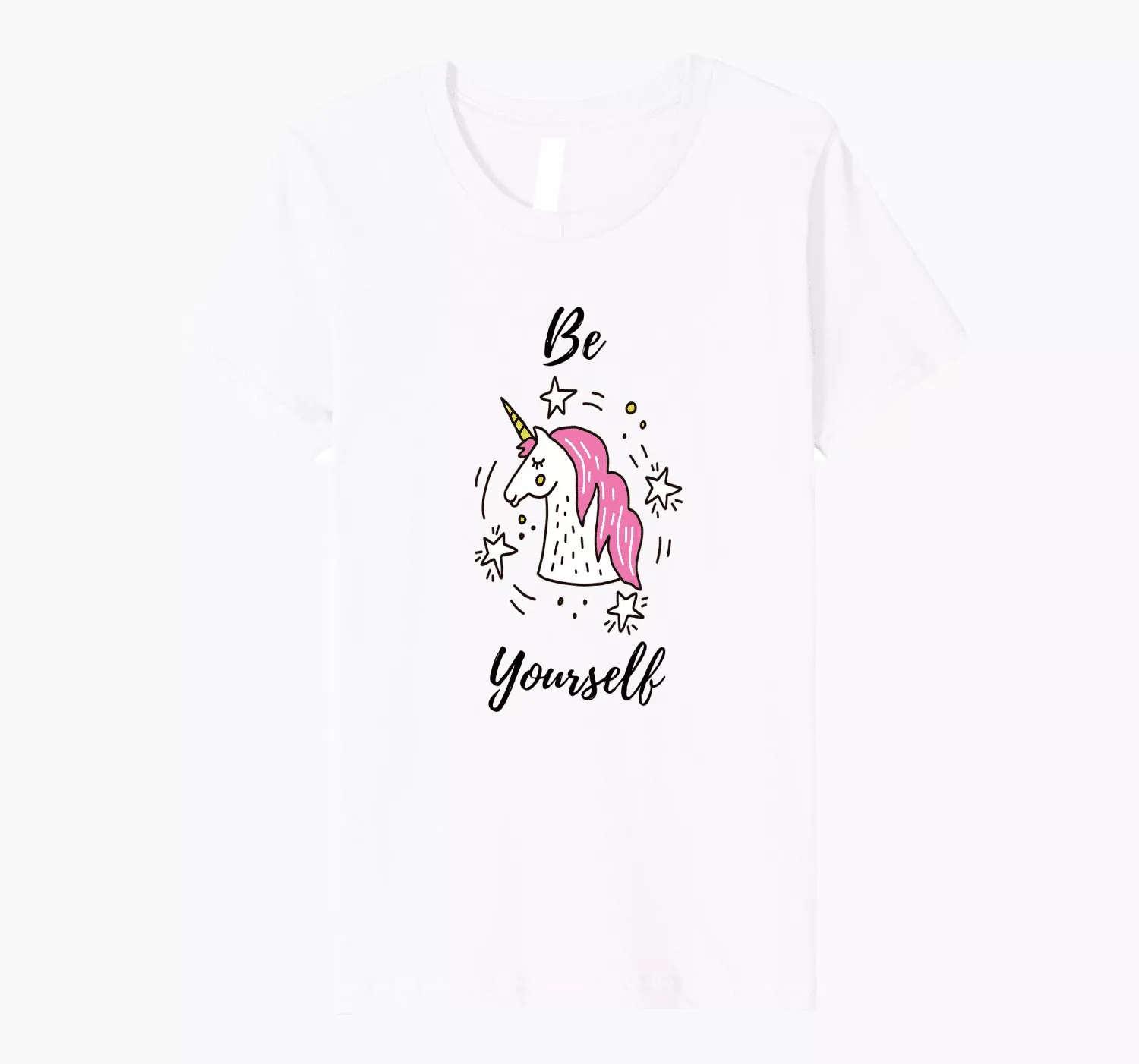 Be Yourself Unicorn T-Shirt for Girls/Women