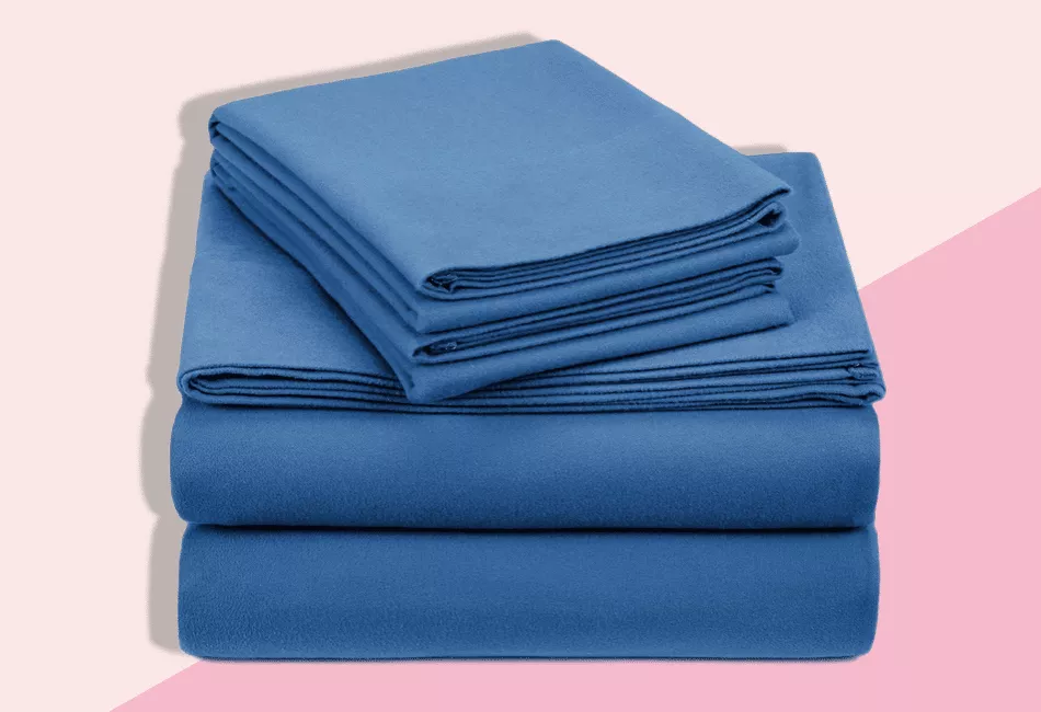 Best Flannel Sheets 2024: Pinzon Amazon in Blue