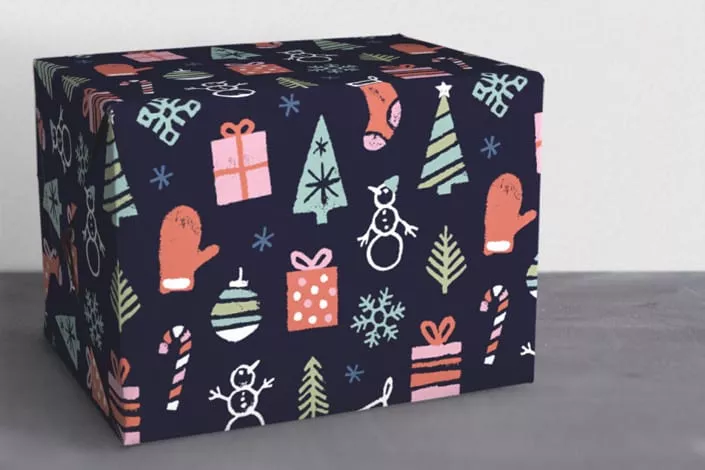 Christmas Wrapping Paper 2018: Vintage Icons 2024