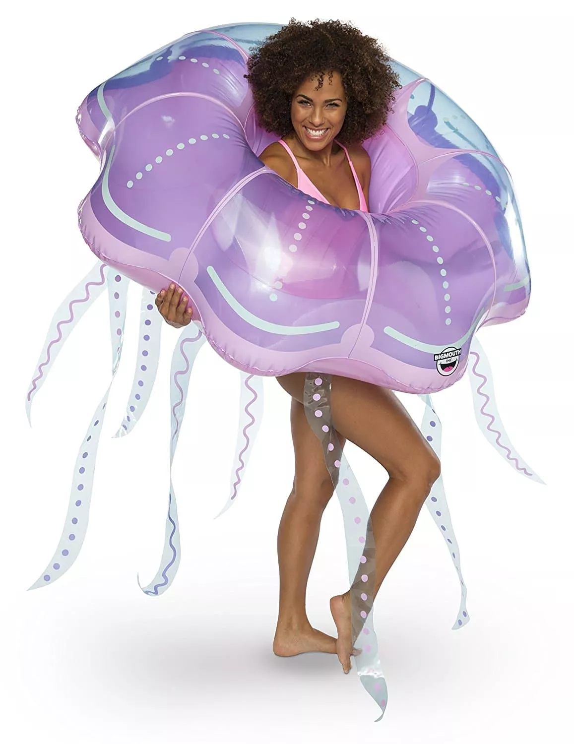 Cool Pool Float for Adults 2018: Purple/Pink Jellyfish Raft