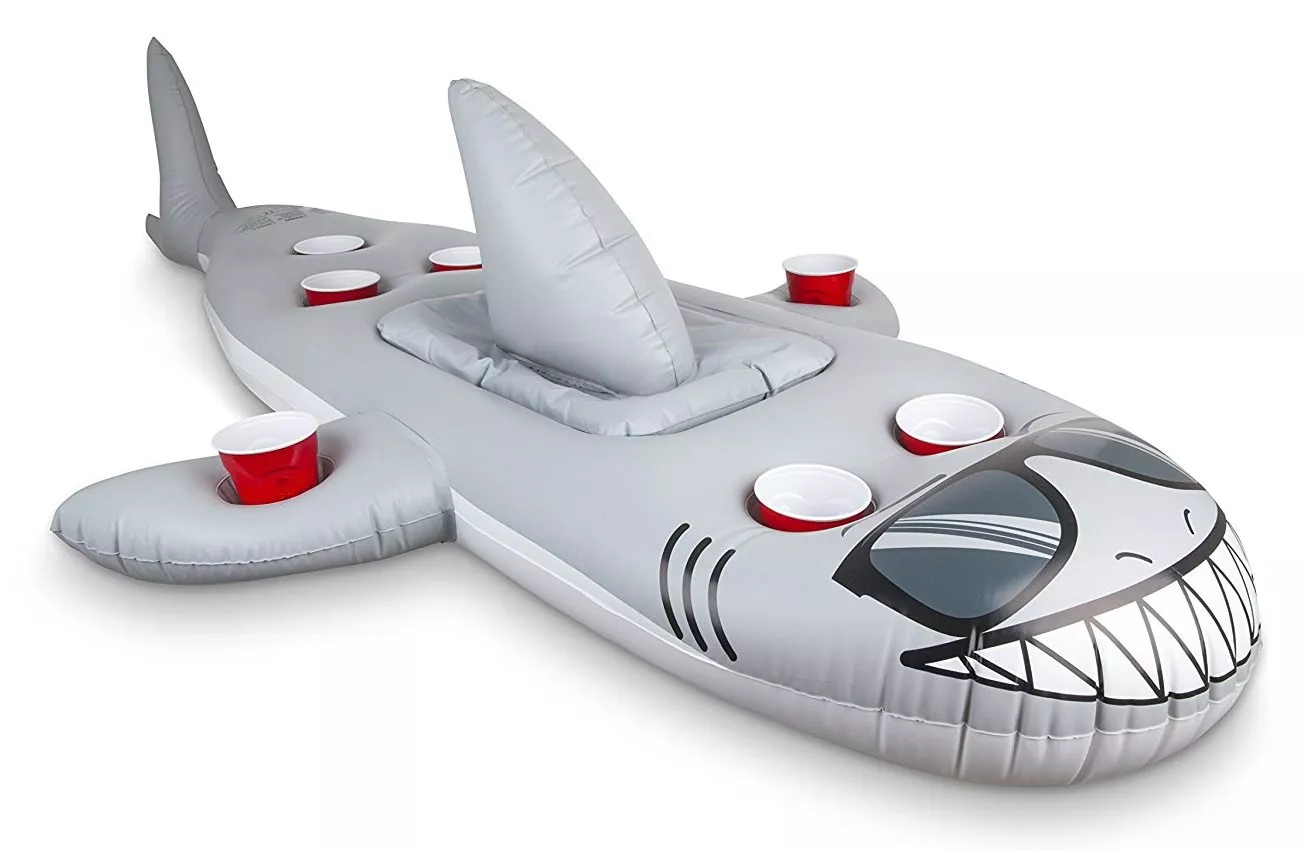 Cool Pool Float for Adults 2018: Shark Floating Bar Raft
