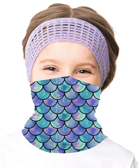 Reusable Face Masks For Kids 2024: Mermaid For Girls