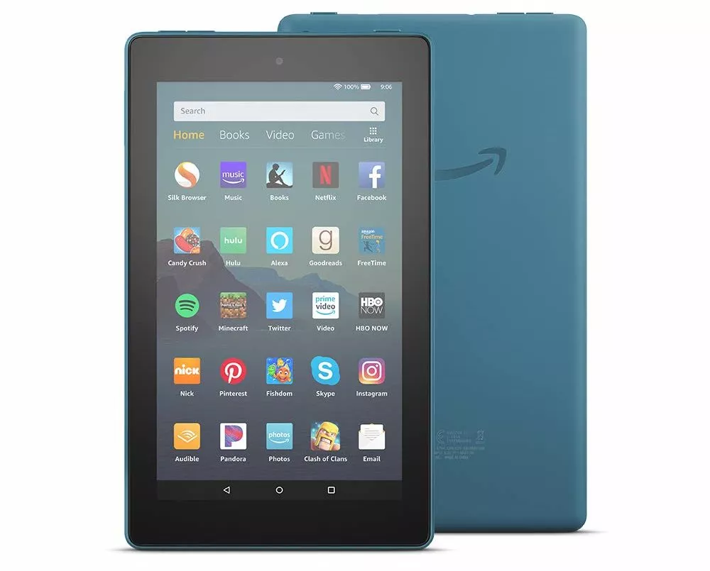 Top Tech Gift Women/Men 2024: New Fire 7 Tablet in Blue 2024