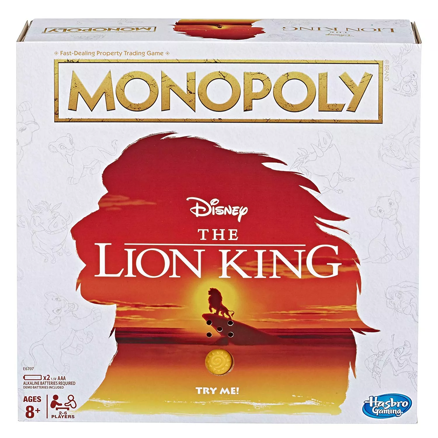 New Disney Live Action Lion King Toys 2024: Lion King Monopoly Game