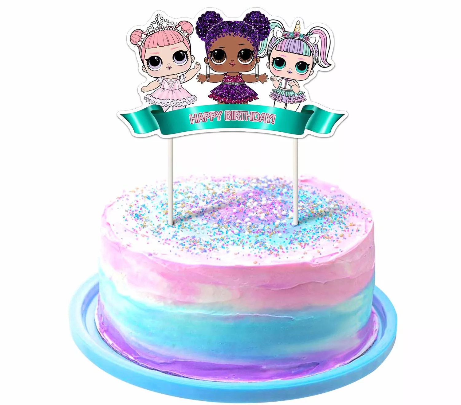 Cheap LOL Surprise Party Supplies 2024: Birthday Cake Topper 2024