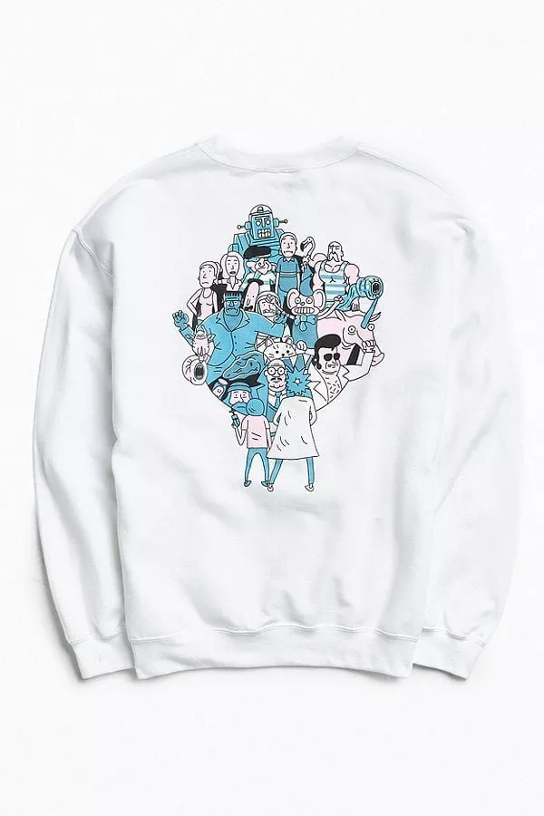 Best Sweatshirts for Men 2018: White Rick & Morty 2024