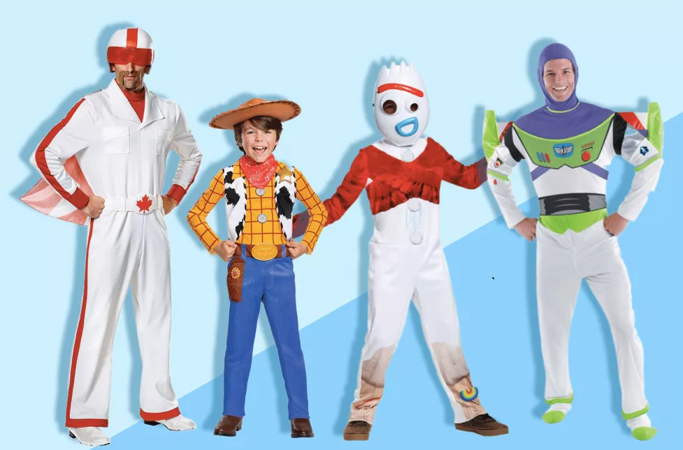 New Toy Story 4 Halloween Costumes 2024 For Adults Kids Boys Girls - Forky, Duke Caboom