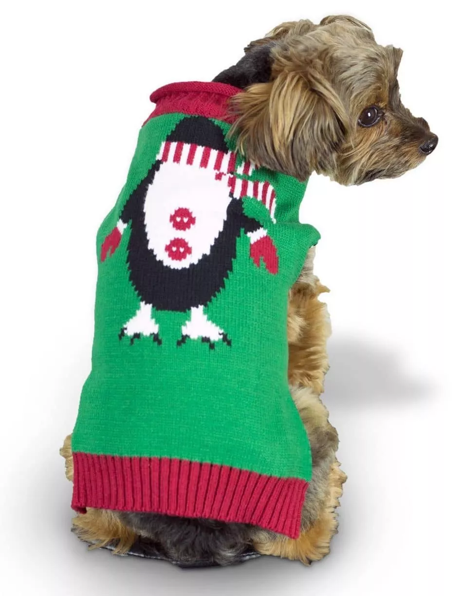 Best Dog Christmas Sweater 2017: Penguin Ugly Christmas Sweater for Dog 2018