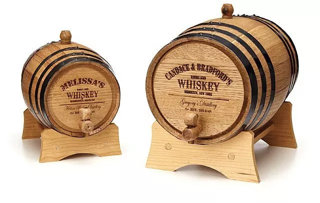 Unique Groomsmen Gifts 2024: Personalized Whiskey Barrel 