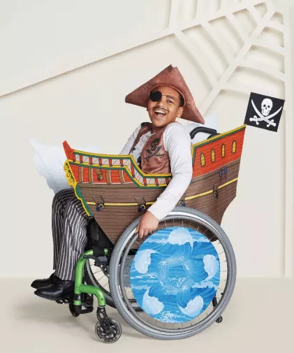 Wheelchair Halloween Costumes 2024: Pirate Chair