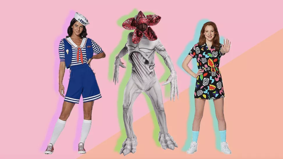 New Stranger Things 3 Halloween Costumes Ideas 2024 - Scoops Ahoy Season 3 Adult & Kids Costume 2024