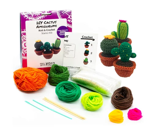 Amigurumi Cactus Kit