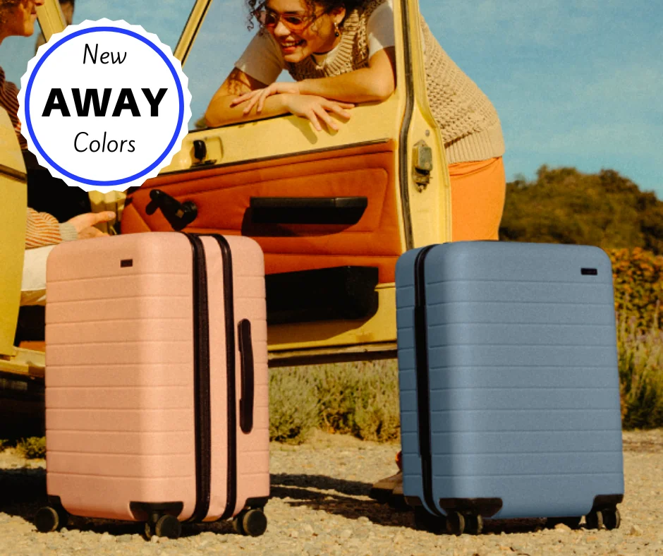 New Seasonal AWAY TRAVEL LUGGAGE Colors List April 2024