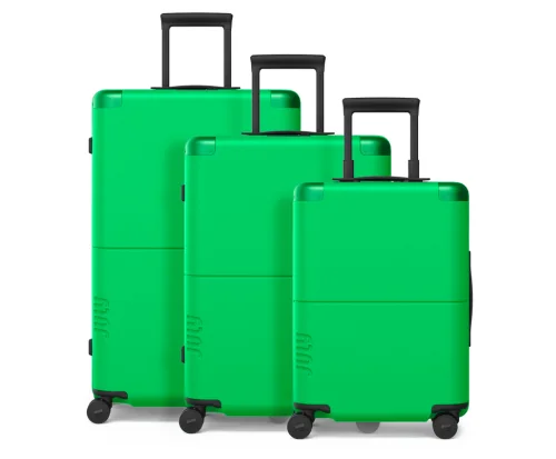 JULY LUGGAGE FAMILY SET IN GREEN