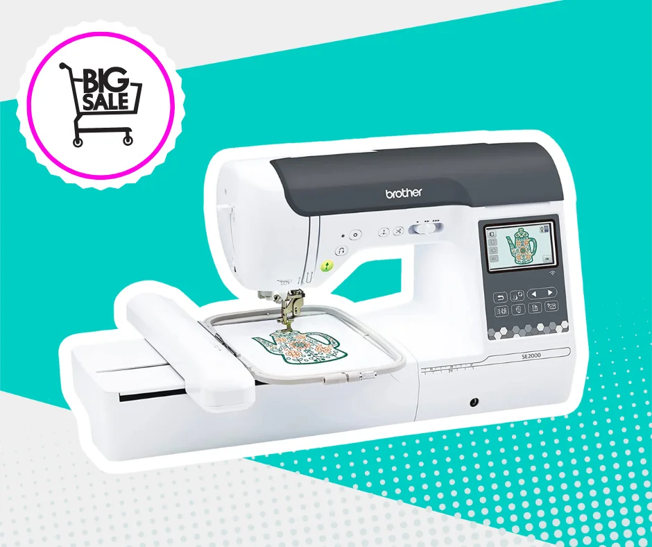 SALE ON HOME EMBROIDERY MACHINES THIS AMAZON PRIME DAY 2024!