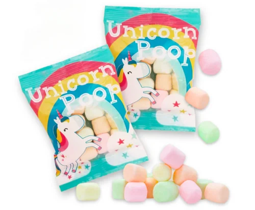 Unicorn Poop Candy Packs For Kids