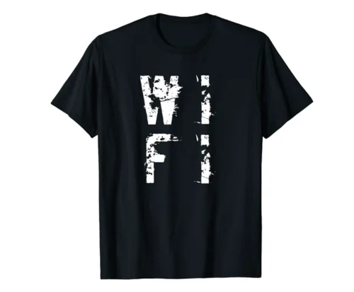 WIFI T-Shirt For Tech Gifts Christmas 2023