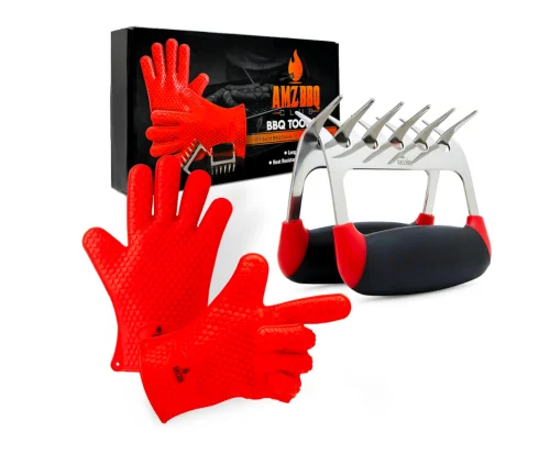 The BBQ Shredding Meat Claws & Silicon Grill Gloves