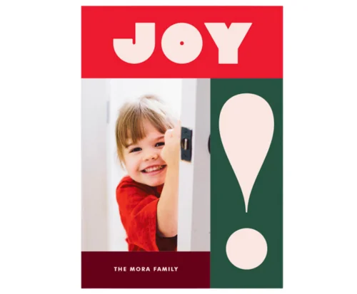 Joy Holiday Photo Cards